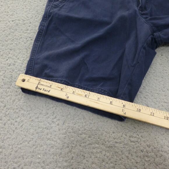 Abercrombie Fitch Shorts Mens 31 Blue Flat Front Preppy Pockets School Casual - Picture 8 of 9